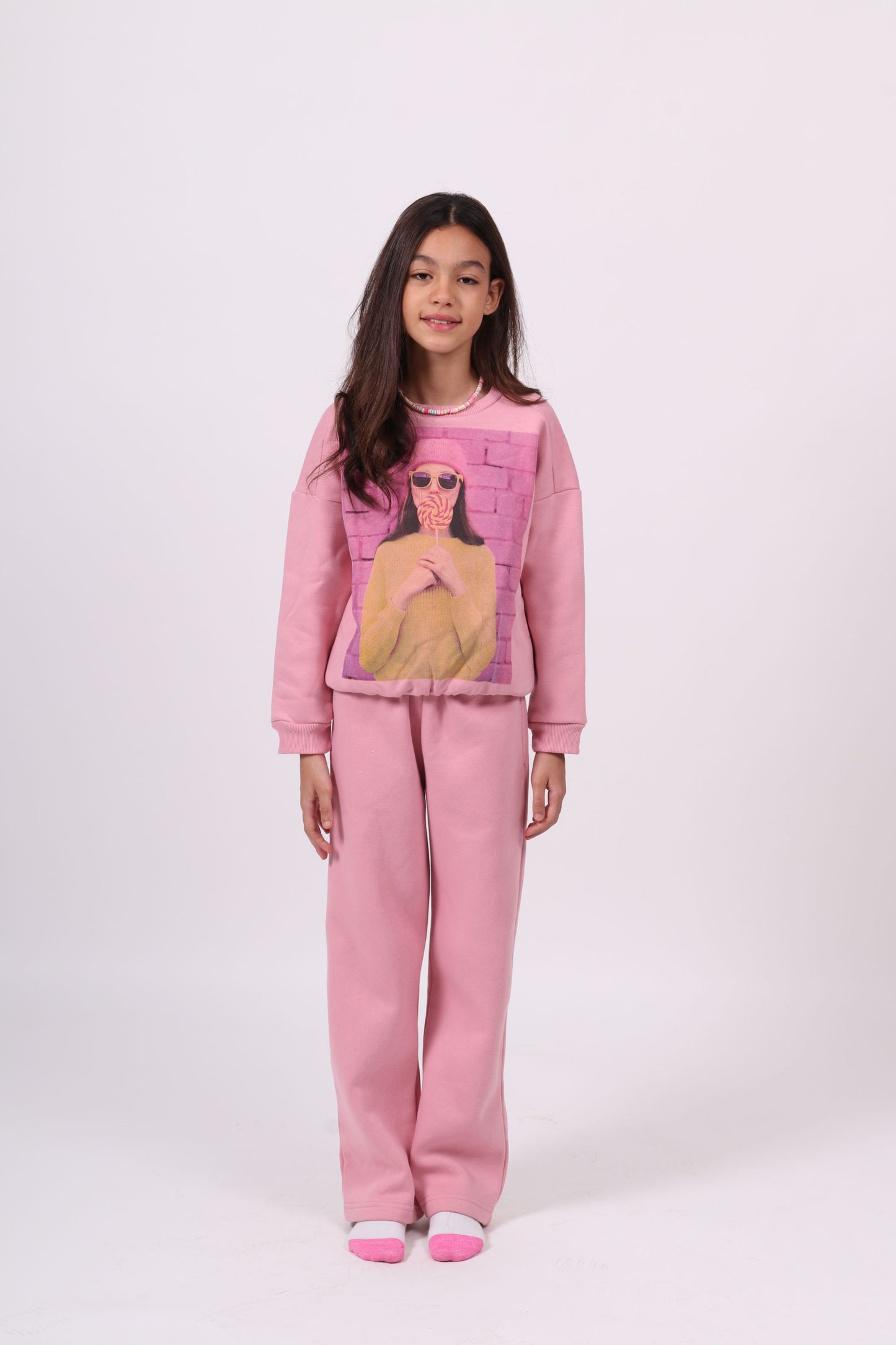 Pink Girl - Jogging Fillette