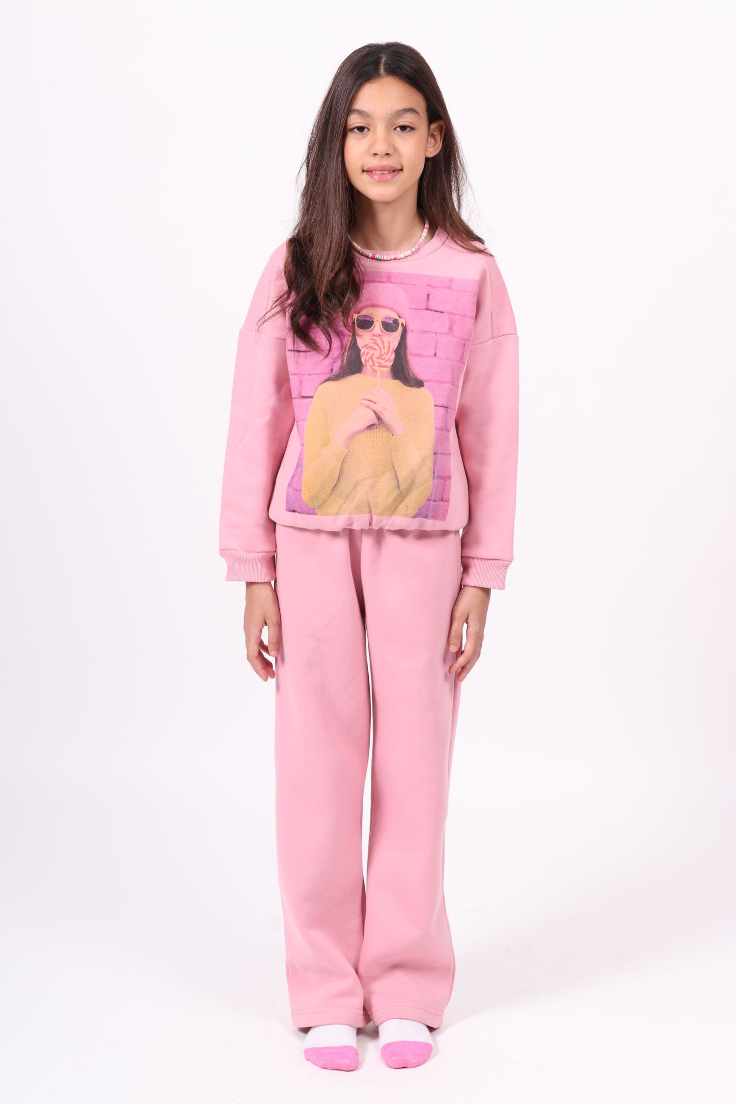 Pink Girl - Jogging Fillette