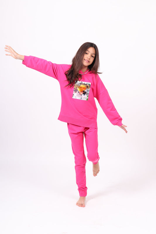 Pink Fashion - Jogging Fillette