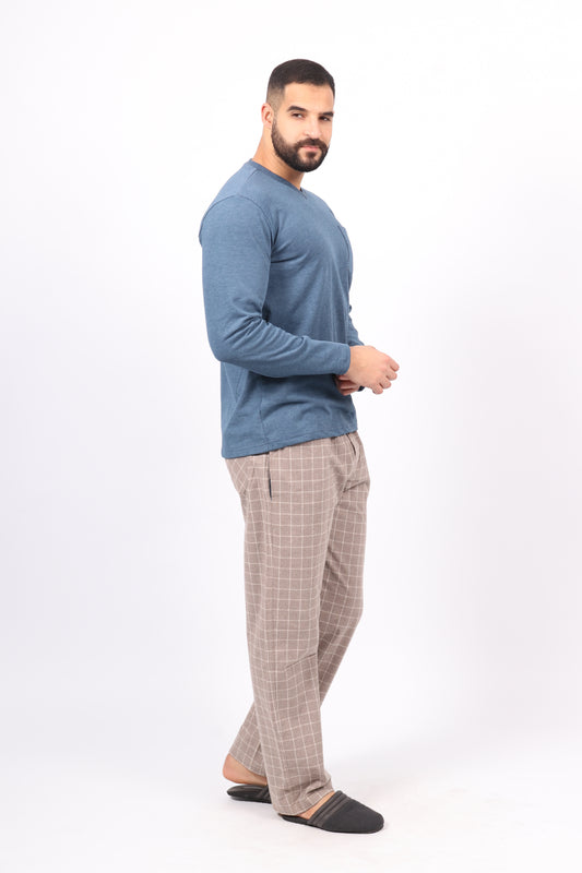 Silver -Pyjama Homme