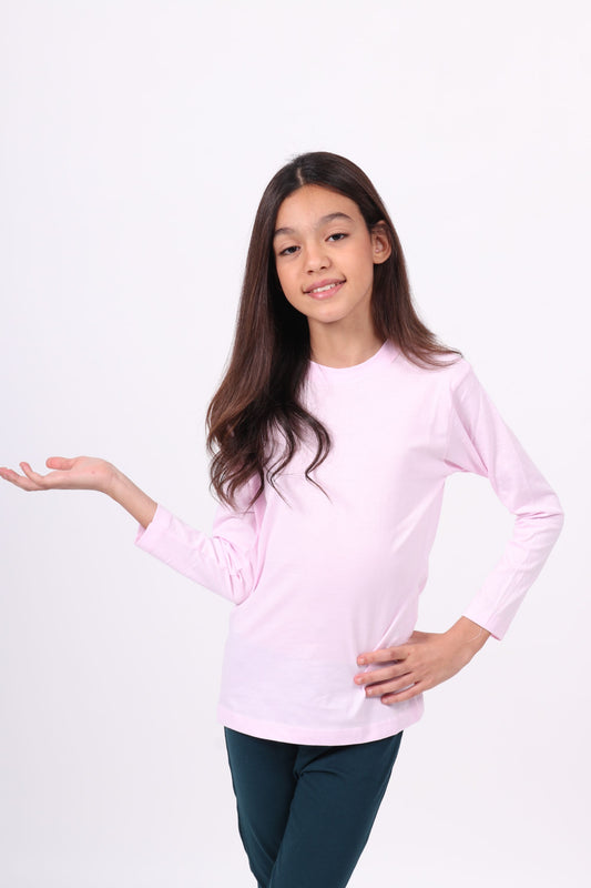 Rose doux - Pull Fillette