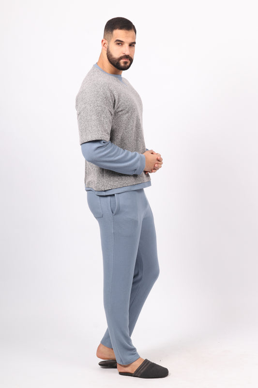 Navy -Pyjama Homme