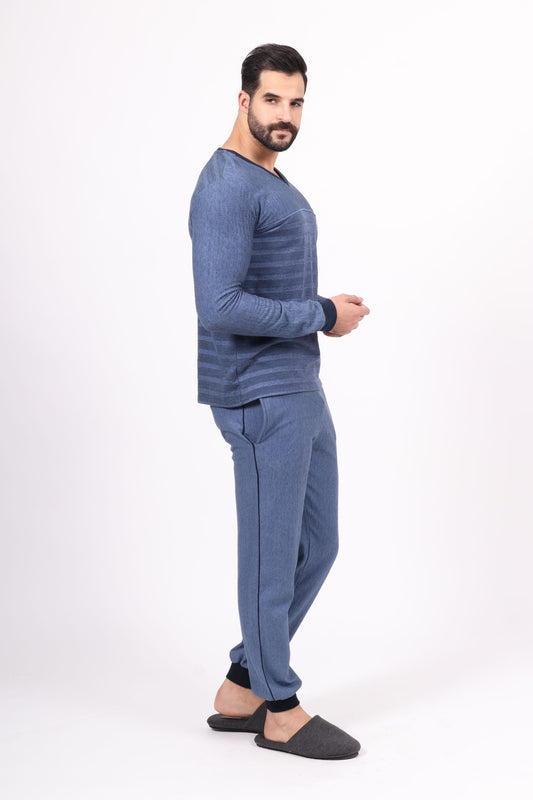 Sérénité Bleu - Pyjama Homme