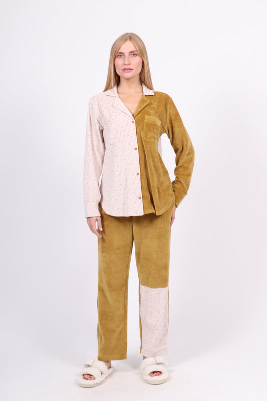 Feuilles Dorées- Pyjama Femme