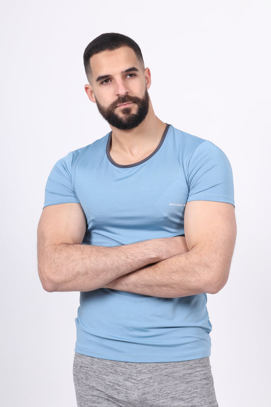 Blue- Tshirt Homme
