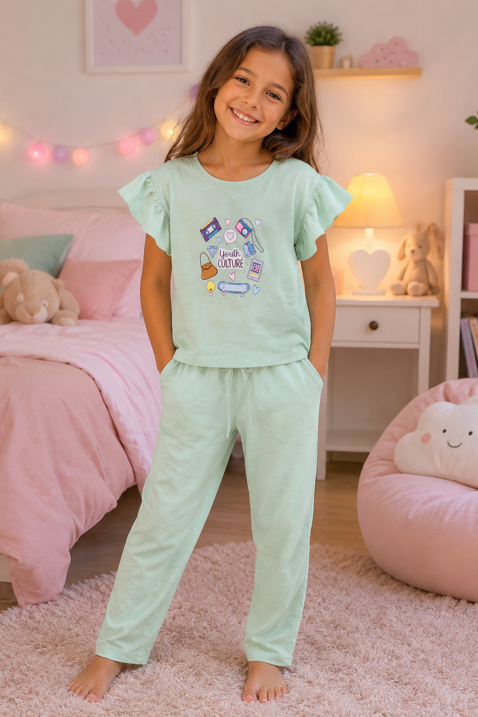 Rosé - Pyjama Fillette