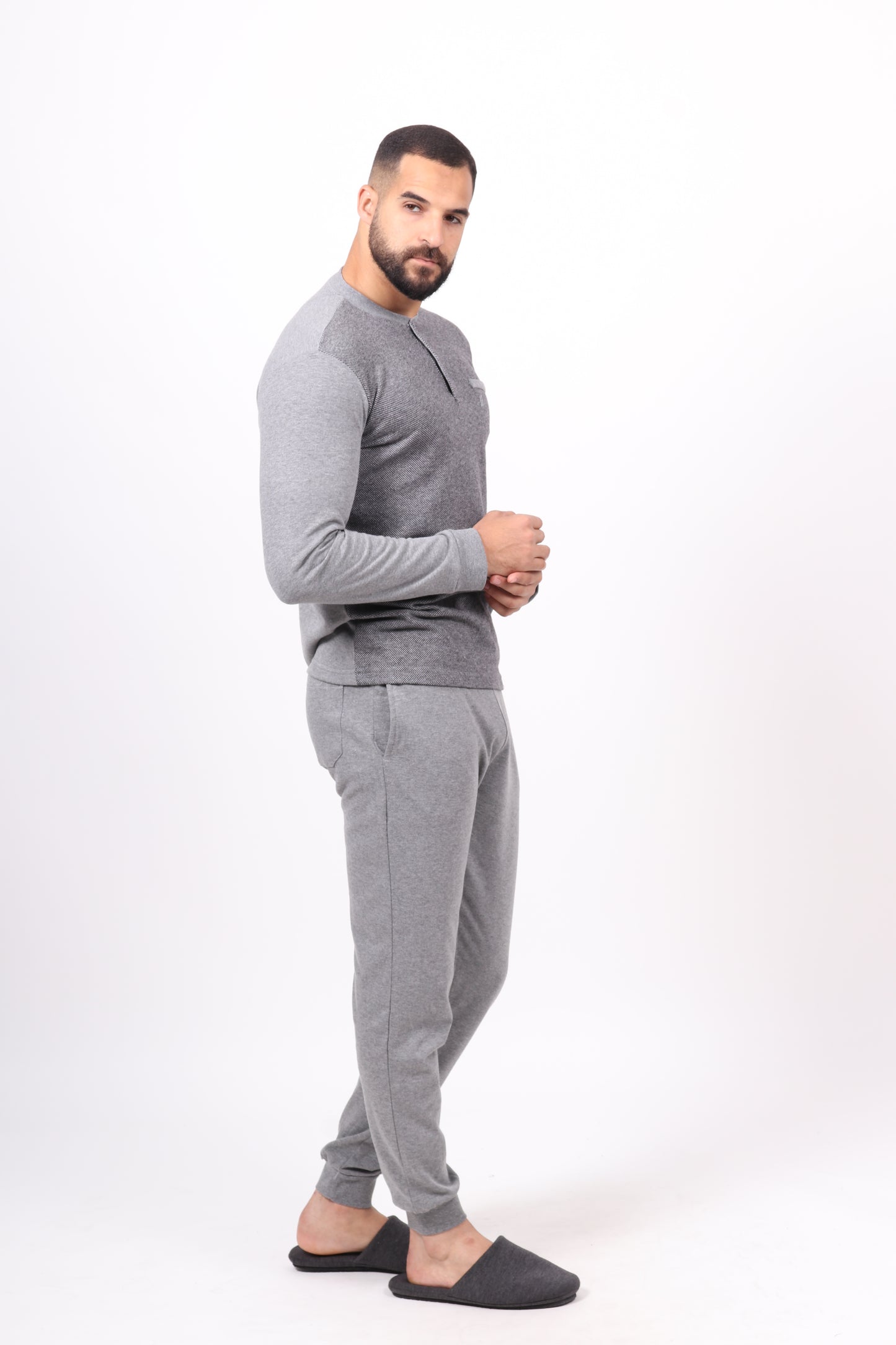 Grey -Pyjama Homme