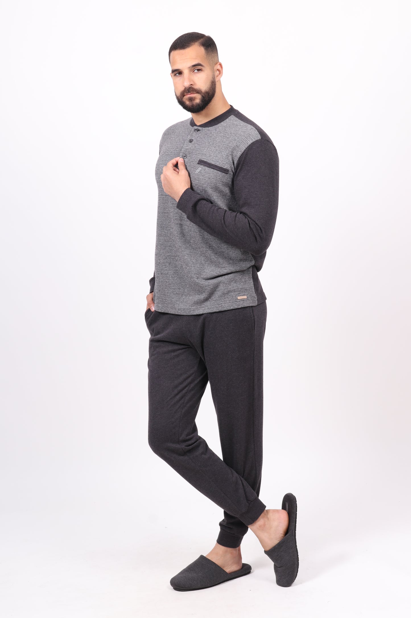 Grey -Pyjama Homme