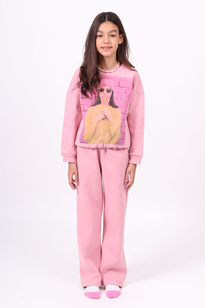 Pink Girl - Jogging Fillette