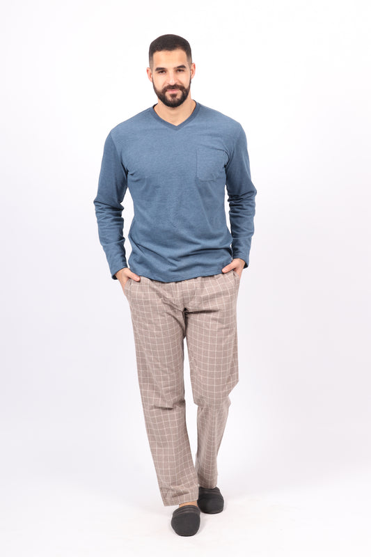 Silver -Pyjama Homme