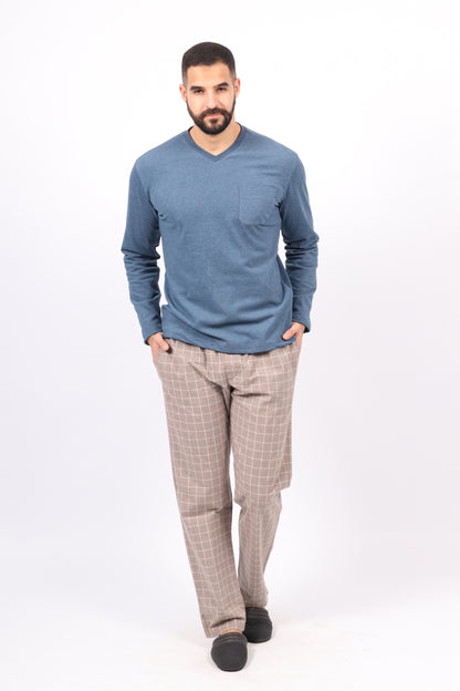 Silver -Pyjama Homme