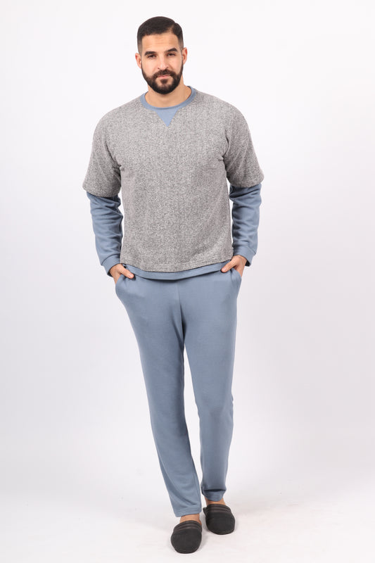 Navy -Pyjama Homme