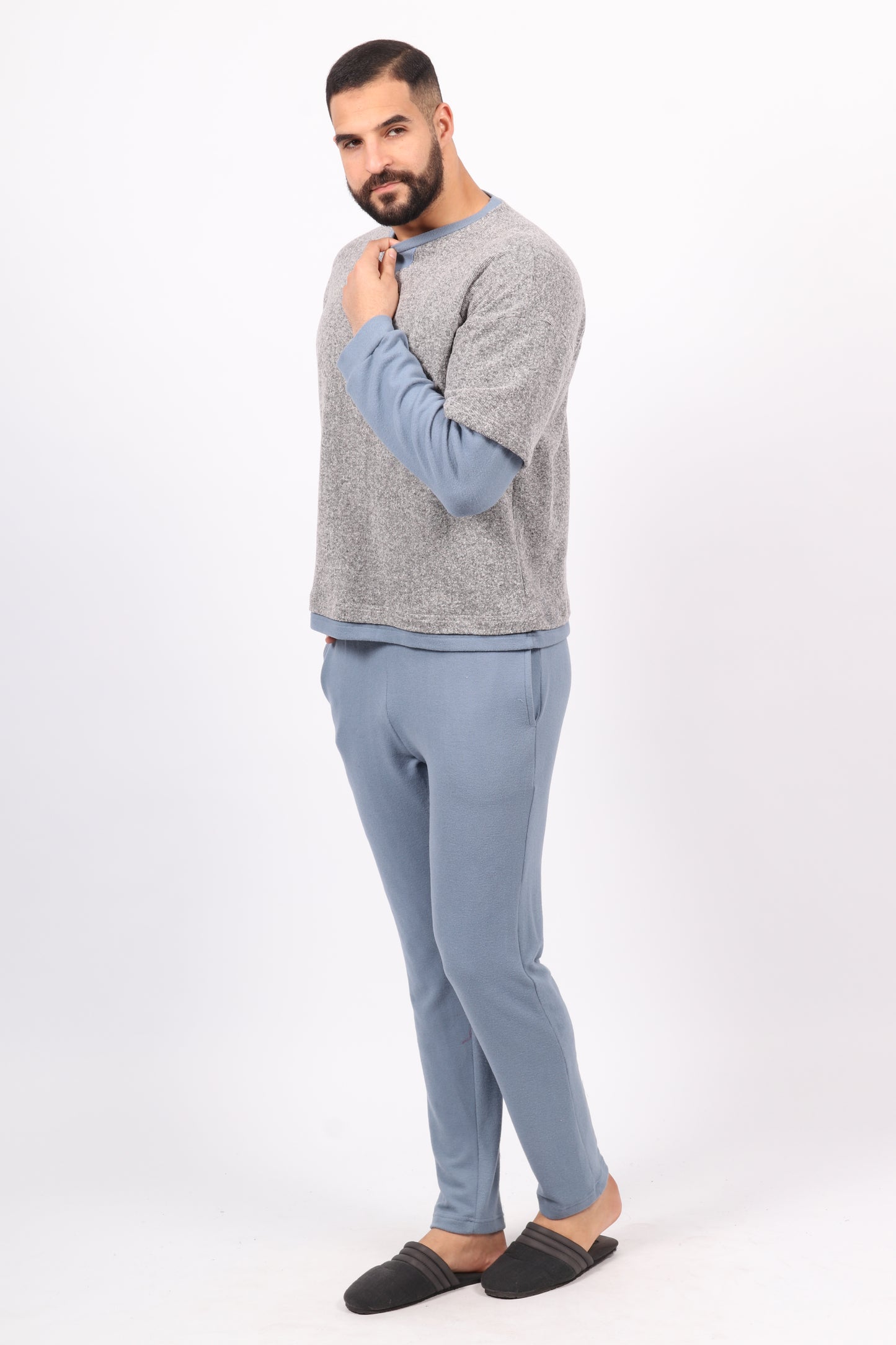 Navy -Pyjama Homme