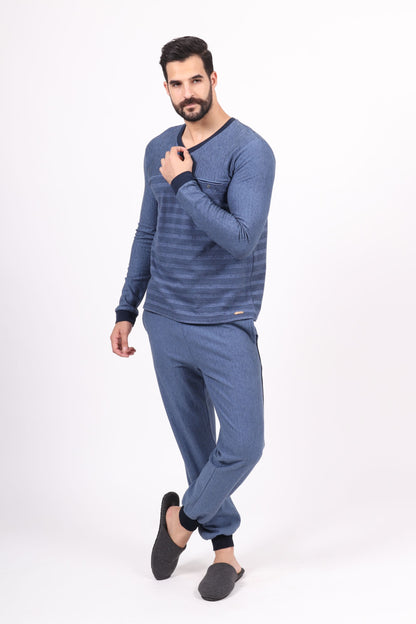 Sérénité Bleu - Pyjama Homme