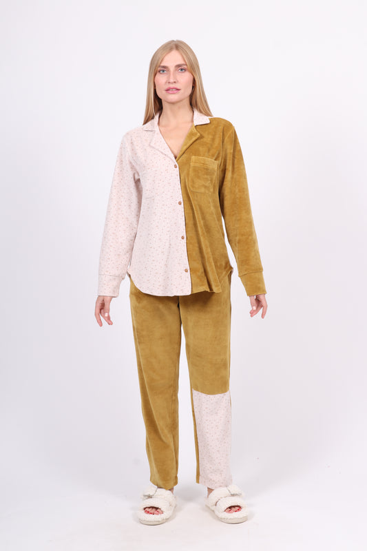 Feuilles Dorées- Pyjama Femme