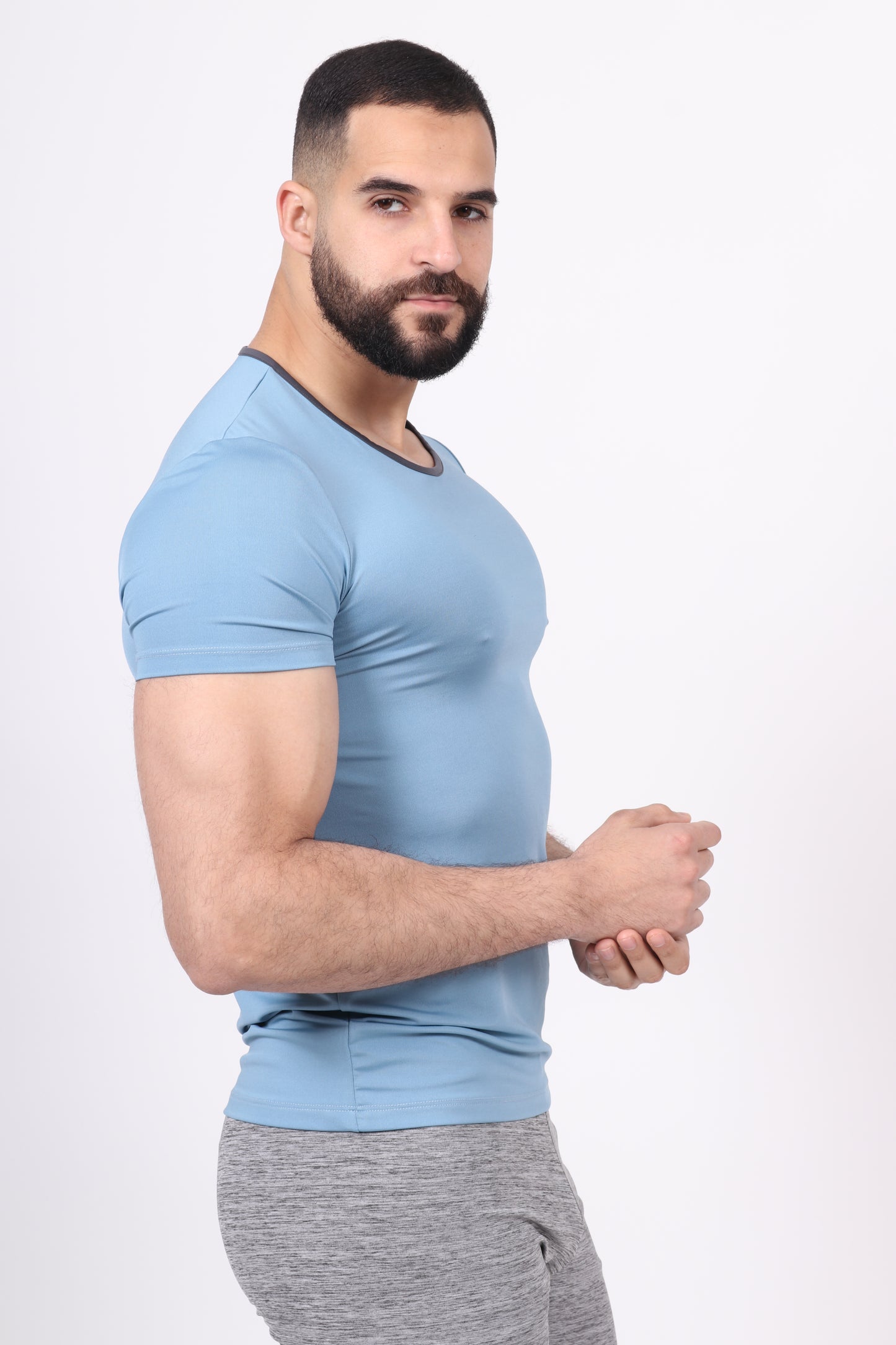 Blue- Tshirt Homme