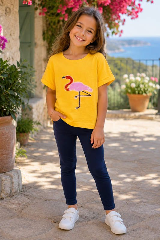 Flamingo - Ensemble Fillette