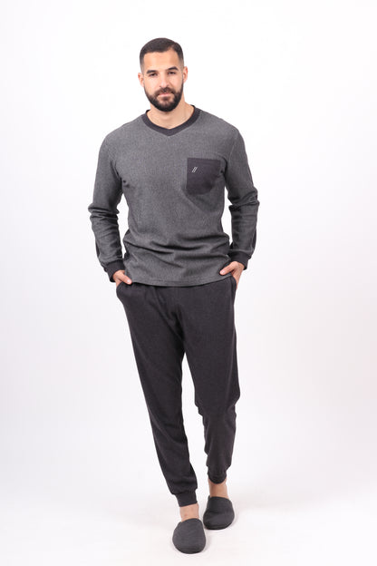 Étoile noir-Pyjama Homme
