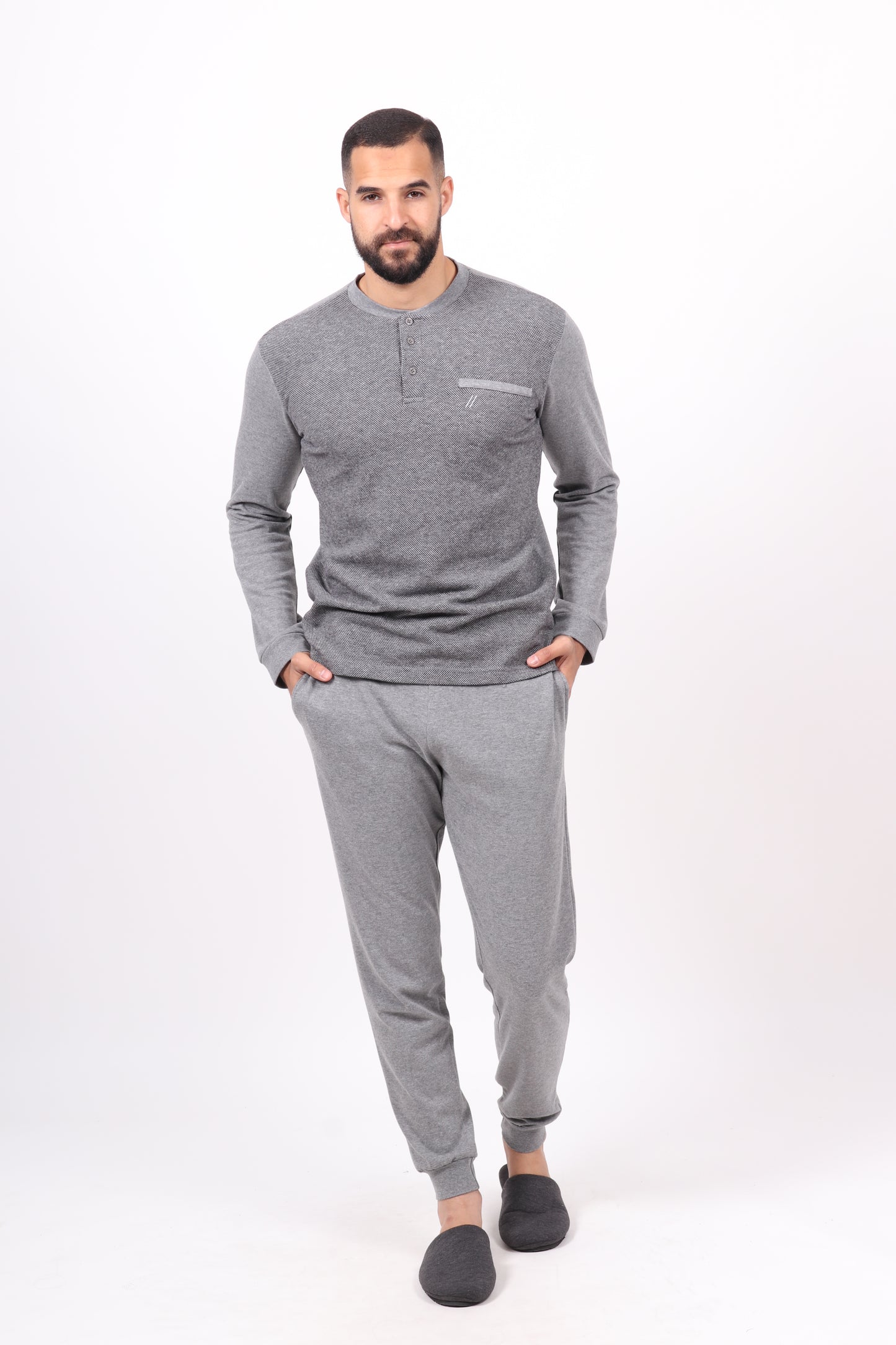 Grey -Pyjama Homme