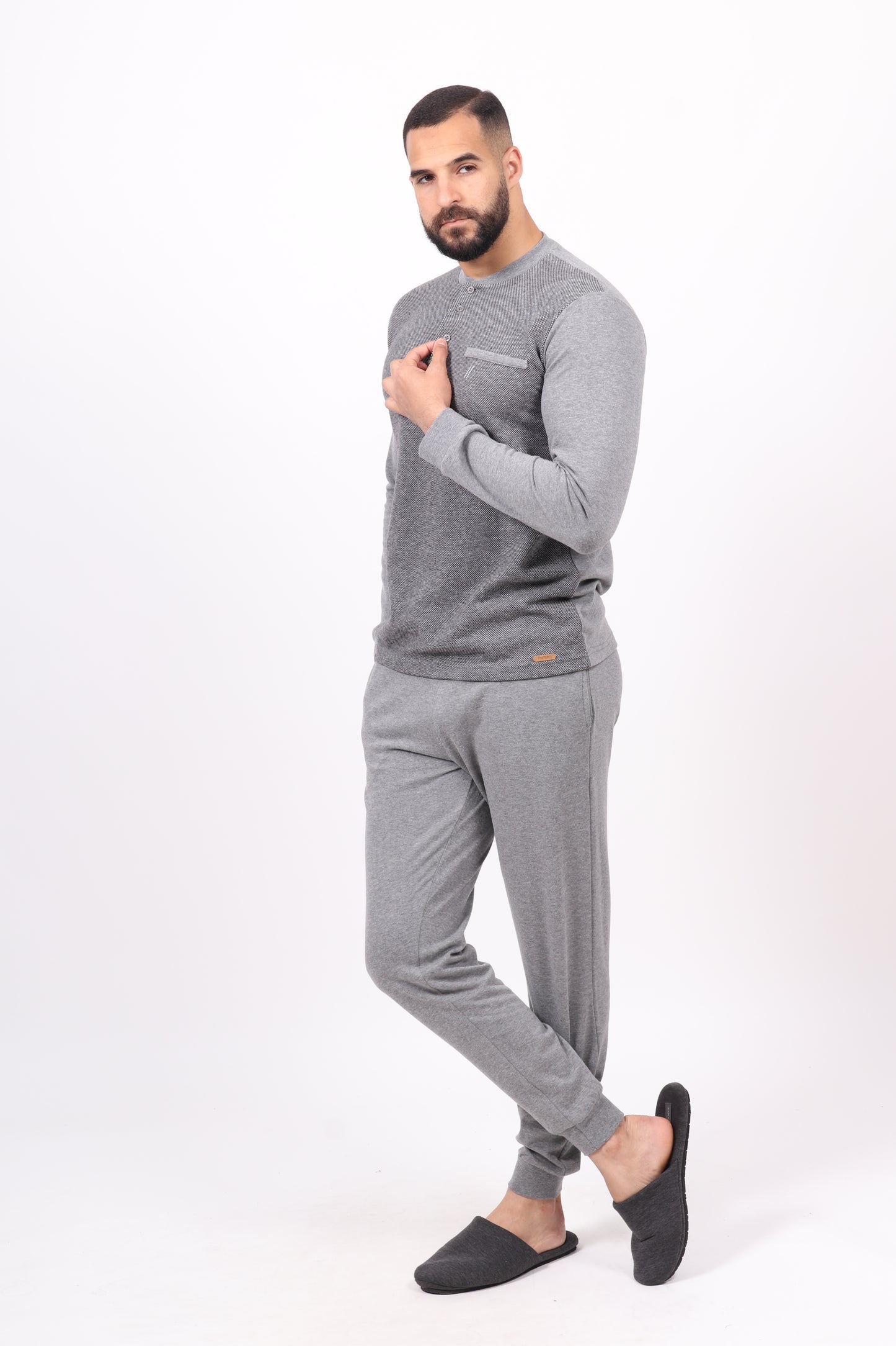 Grey -Pyjama Homme