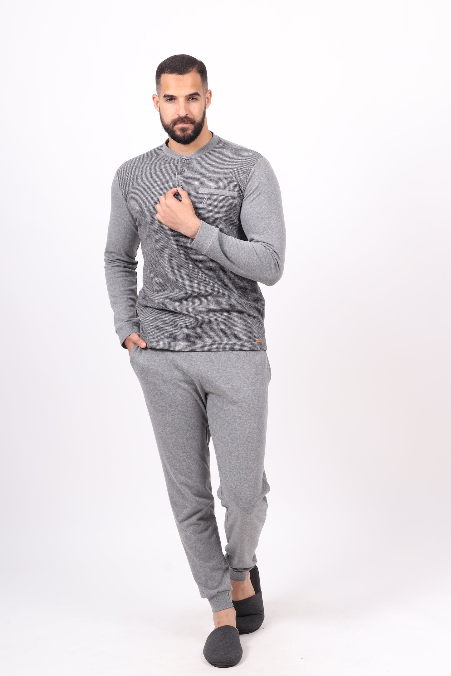 Grey -Pyjama Homme