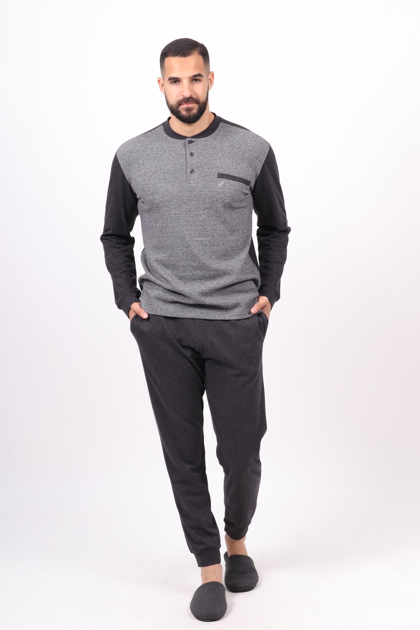 Grey -Pyjama Homme